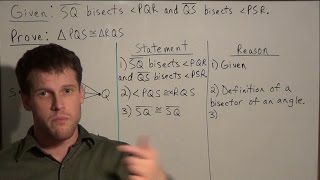Triangle Congruence by ASA - Triangle Proofs