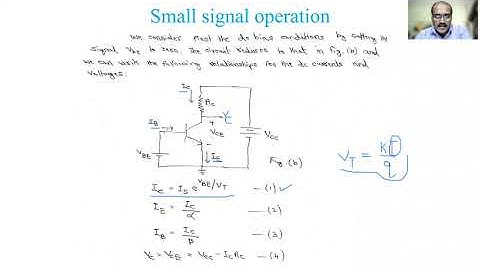 Lecture 4_Analog Circuits (18EC42) | BJT small signal operation | VTU