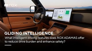 What intelligent driving features does ROX ADAMAS offer to reduce drive burden and enhance safety