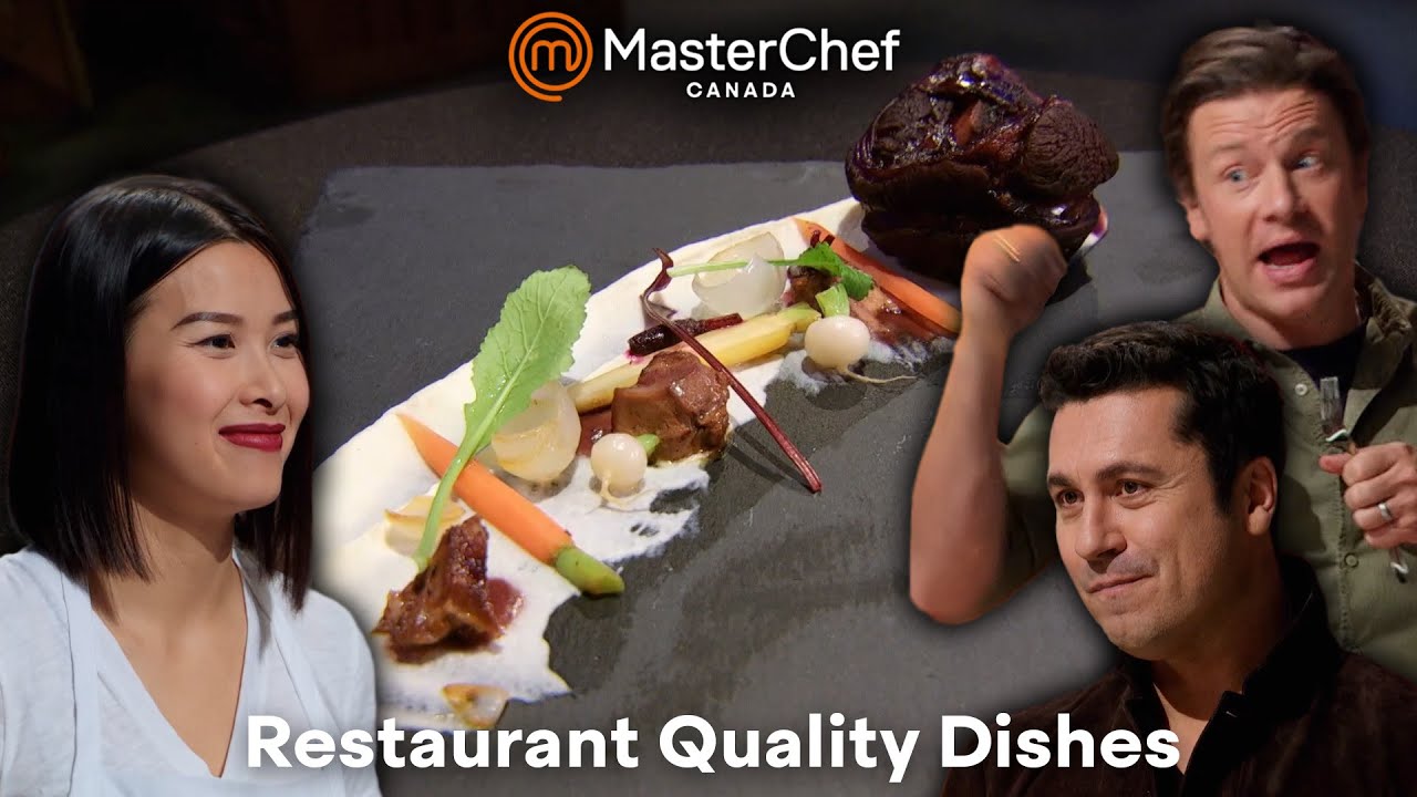 Restaurant Quality Dishes | Clips & Compilations | MasterChef Canada