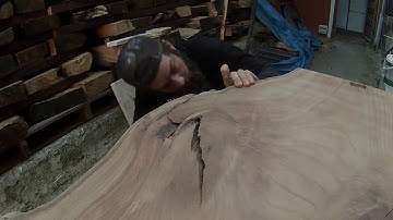 Making a Modern Live-Edge Table From Greek Elm (Part 2 of 3)