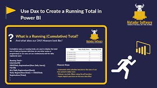 use dax to calculate running totals in power bi