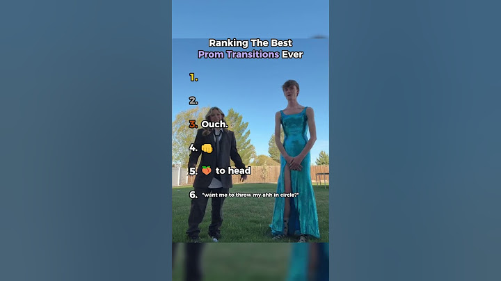 Ranking The Best Prom Transitions Ever!