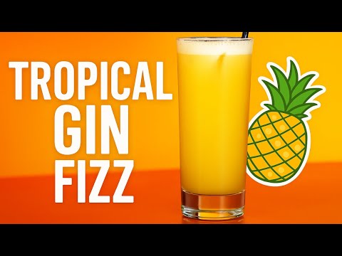 🥵 3.5oz of Gin?! Meet the Tropical Poolside Beast 🍍