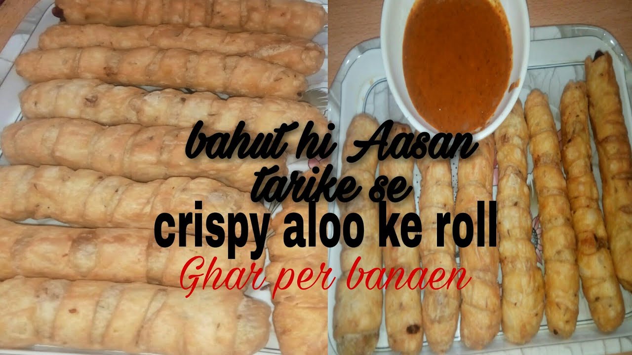 Aalu Rool crispy potato rolls_ Aalu ke roll Ghar per banaen_ Y&k Entertainment ...