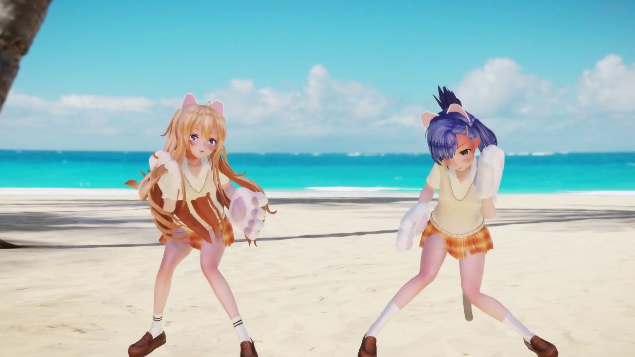 Mmd すーぱーぬこわーるど ガブ ヴィーネ Youtube