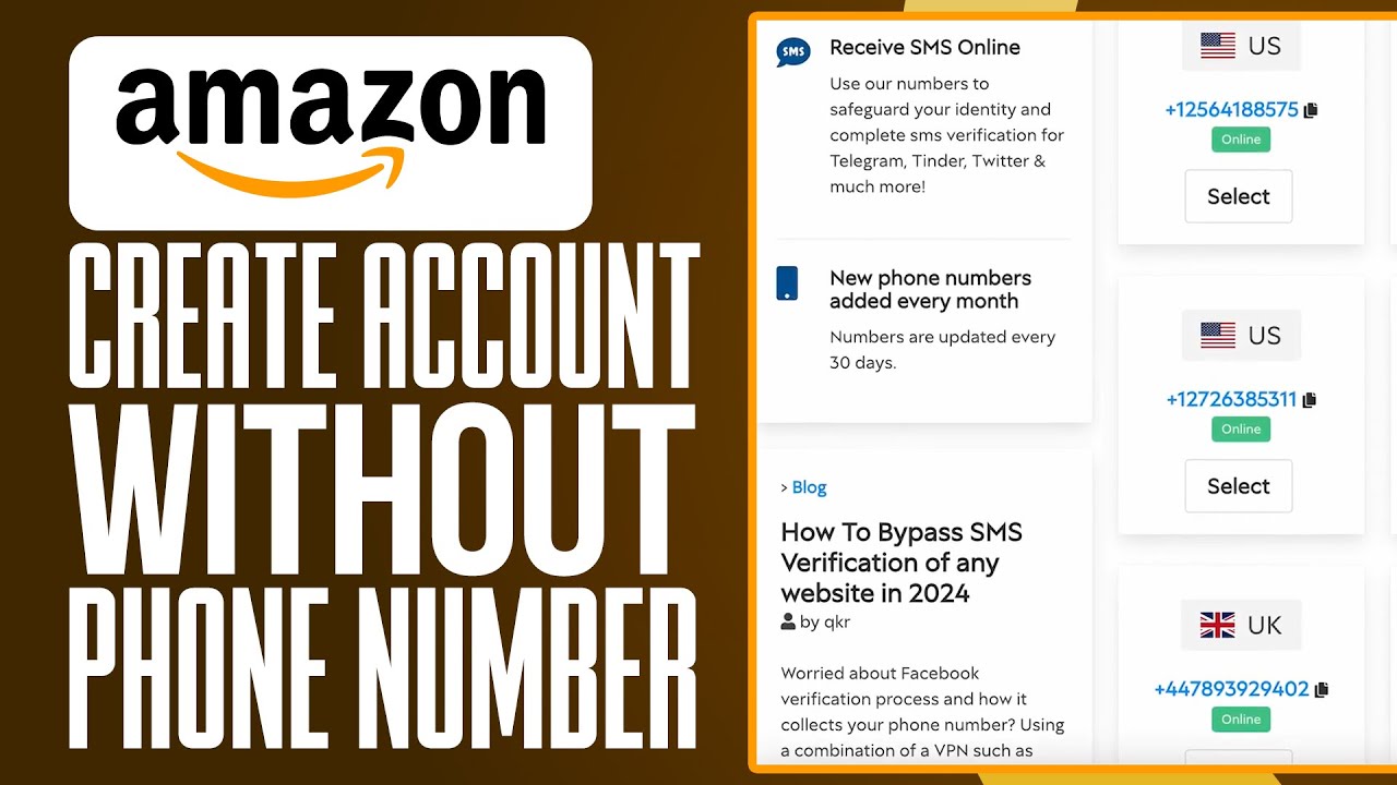 Can You Make An Amazon Account Without A Phone Number