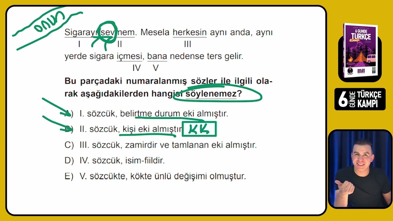 Dil Bilgisi Karma / Soru Çözüm (Kapsamlı TYT Kamp) 2025