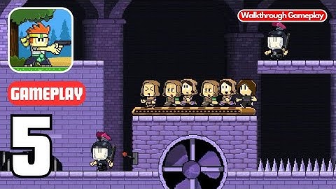 Dan The Man | Walkthrough Gameplay 5 | Stage 8-3-1 & 8-3-2 (Android, iOS)