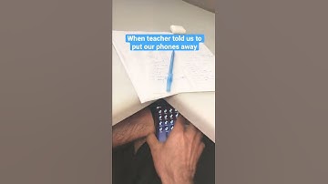 No phones allowed in the class 🤫
