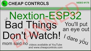 178 Nextion Danger -- direct connect to #ESP32 #nextion sending negative numbers
