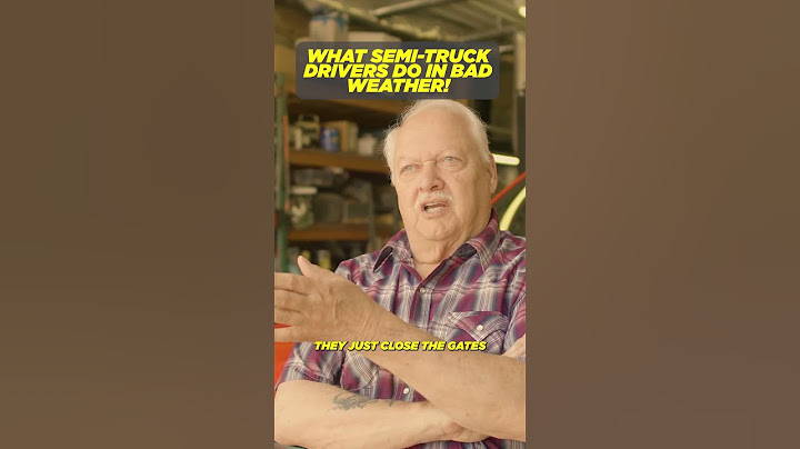 What it's like to drive a semi-truck in bad weather! #trucks #trucking #truckinglife #semitruck