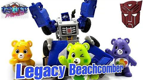 That goes where?? Hasbro Legacy Evolution Deluxe Class Beachcomber Transformer Review.