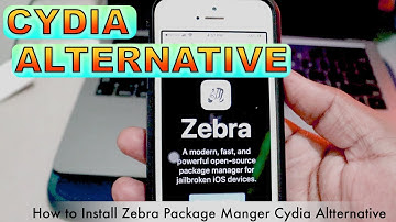 HOW To Install ZEBRA Package Manager! CYDIA Alternative On iPhone !