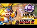 Menki is the Real GOAT | Stars Farmer with SSS | Menki Tanky Build | Honor of Kings | HoK