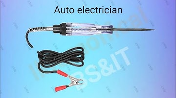 How to make a DC testing lamp for a vehicle auto electrician 