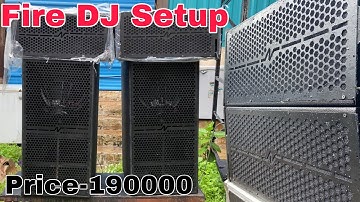 🔥Fire DJ Setup (N-LABS) 2 Bass, 2 Line Array,Amplifier 190000