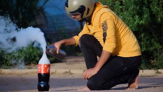 Power Of Liquid Nitrogen And Coca-Cola - Experiment