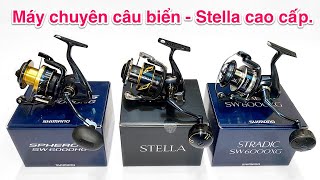 Máy câu chuyên câu biển - Chia sẻ chọn máy câu jig - Shimano Stella cao cấp.