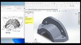 36.Dust Cap In Solidworks 3D Tutorial L Solidworks Tutorial