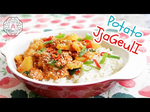 Korean Spicy Potato and Spam Stew (감자 짜글이, GamJa JjaGeulI) | Aeri&amp;#39;s Kitchen
