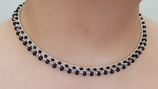 New Beautiful Necklace Making | Beaded Necklace Making @smartschannel23 #necklace#necklaces#jewelry