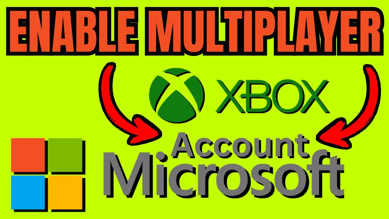 How To ENABLE Multiplayer On Microsoft Account FULL GUIDE YouTube