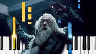 Dumbledore's Farewell  Harry Potter and the HalfBlood Prince  EASY Piano Tutorial