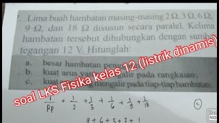 Pembahasan soal lks fisika kelas 12 ...