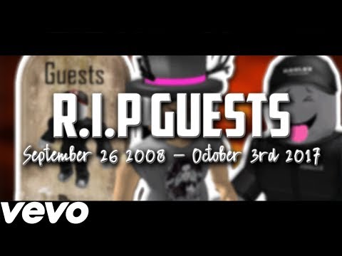 R I P Guests A Roblox Diss Track Youtube - wip rip guests roblox