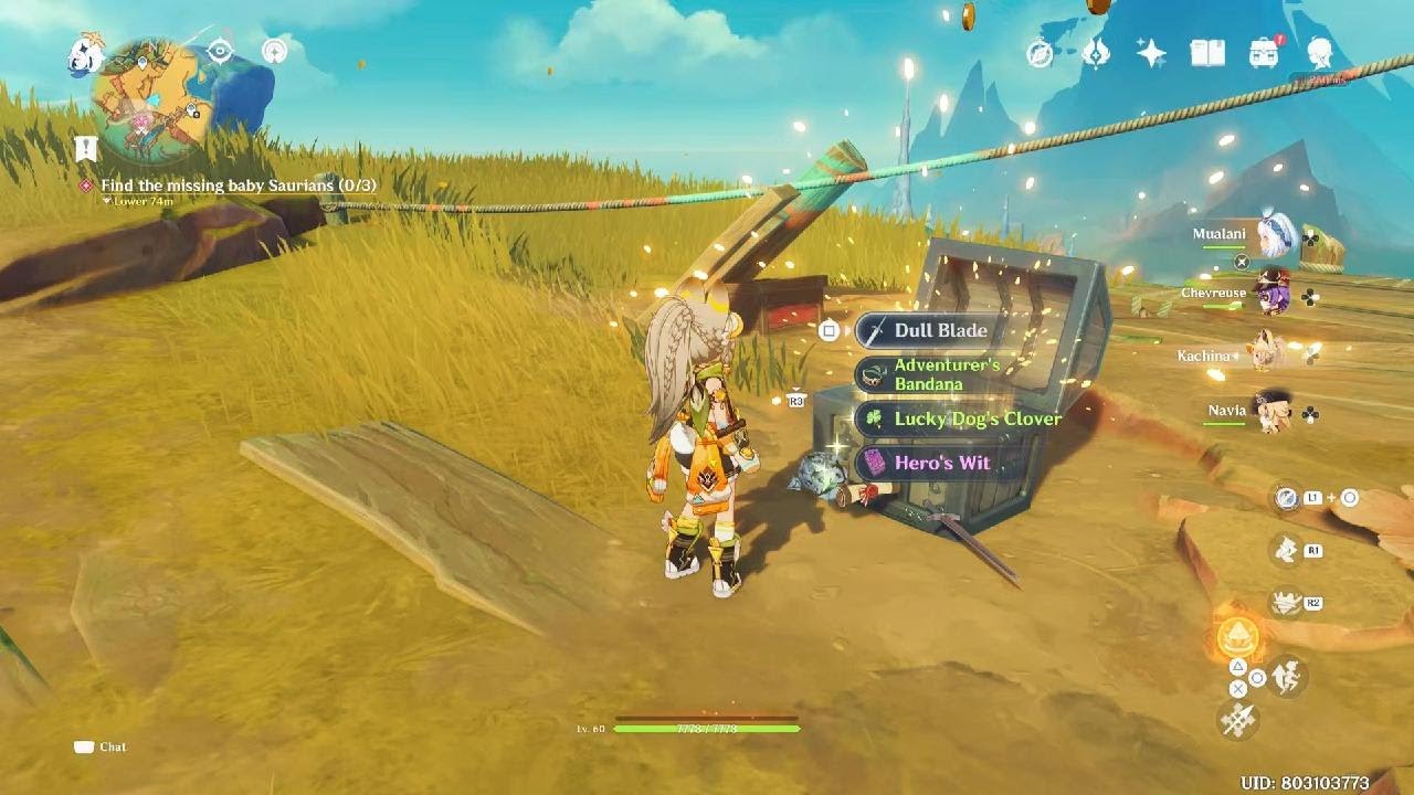 Genshin Impact Kachina treasure chest voicelines 3 jp audio YouTube