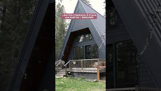 Adorable A-Frame Cabin is her first Home! #shorts