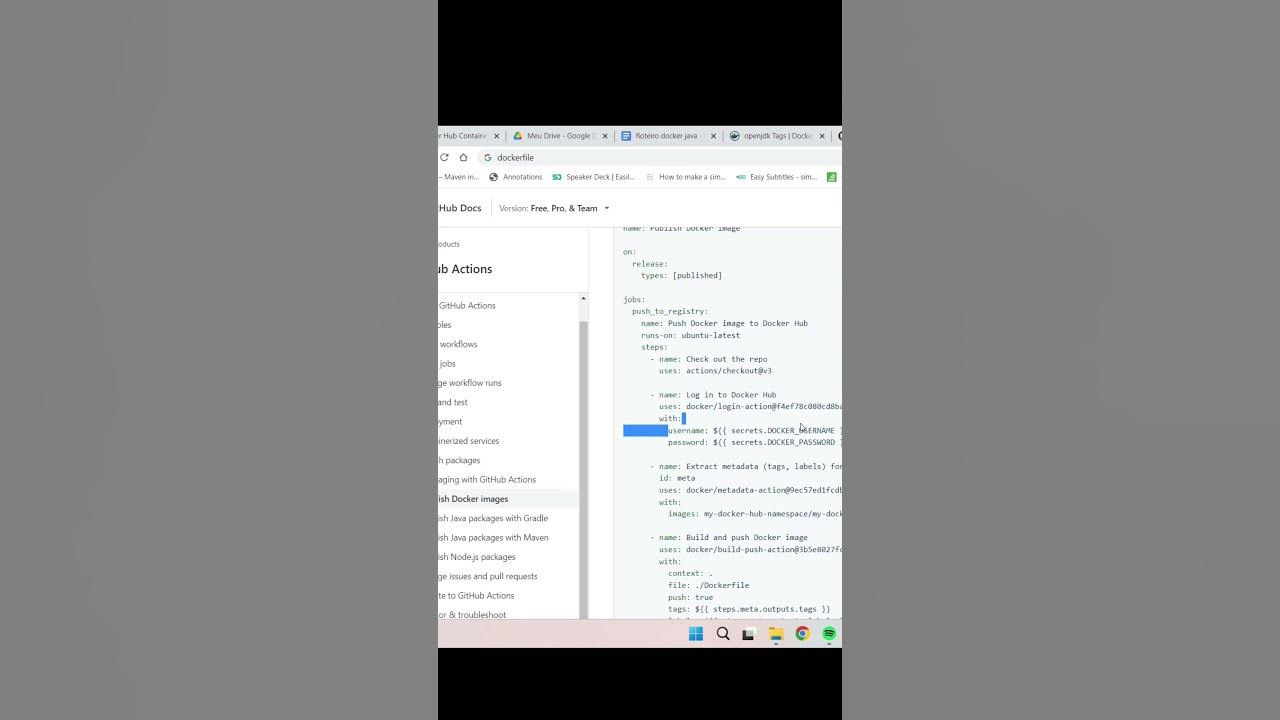 Shorts Docker Build E Github Actions Pt 4 - Youtube