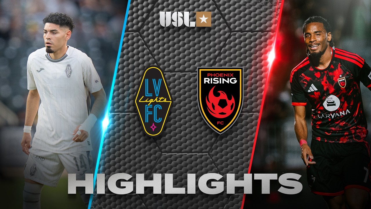 Las Vegas Lights 1–1 Phoenix Rising FC full highlights