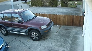 veronica kidby kicking garbage onto my neighbors yard