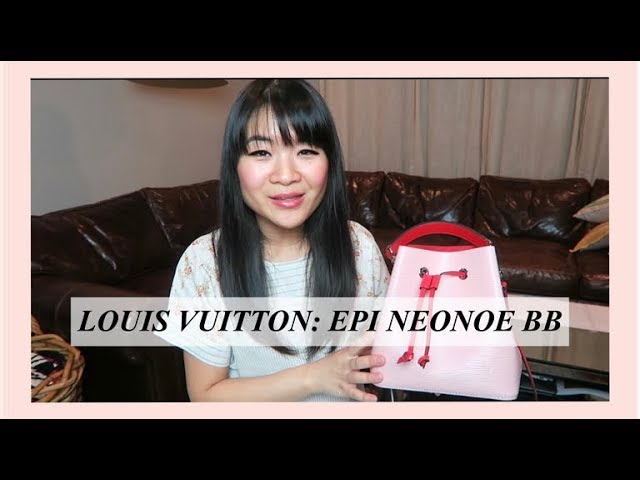 LOUIS VUITTON EPI NEONOE BB (UNBOXING & WHAT FITS INSIDE) 