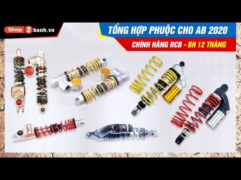 Video Phuộc RCB chính hãng cho AB, phuộc YSS cho Air Blade... - youtube