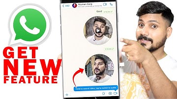 How to Send Video Message on WhatsApp Android | WhatsApp New Update 2023