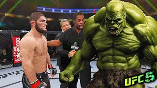 Khabib Nurmagomedov vs. Giant Goblin (EA sports UFC 5)