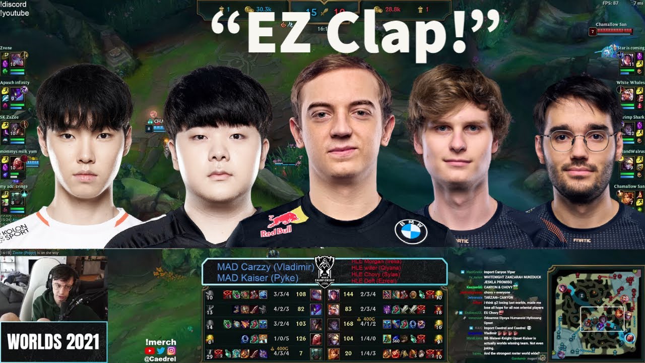 Caedrel's World Winning Team From EU With Imports!