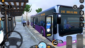Bus Simulator 2023 - DUBAI BUS ROUTE Part 4 (ios Android)