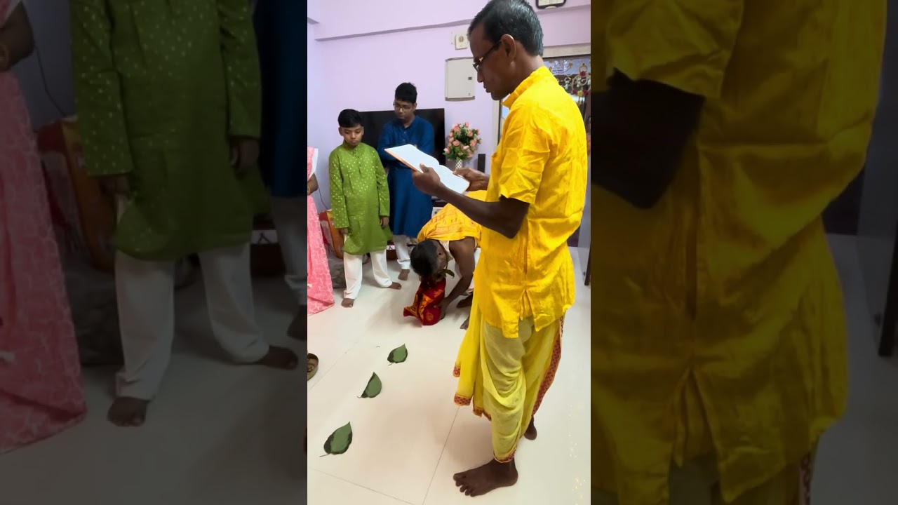 Durga Puna 2024🌺Saptami🌺navapatrika varan and pravesh❤️🙏🏻🌺