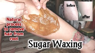 Natural process to remove unwanted hair using DIY Sugar Waxing || Preparation & Demo application screenshot 2