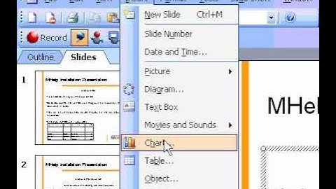 Microsoft Office PowerPoint 2003 Link or embed an Excel chart