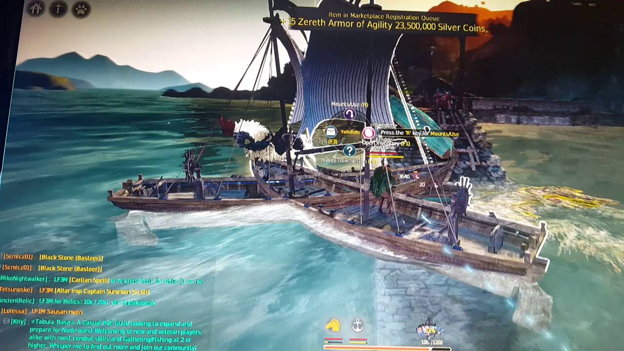 BDO bug. Jump off boat in epheria - YouTube
