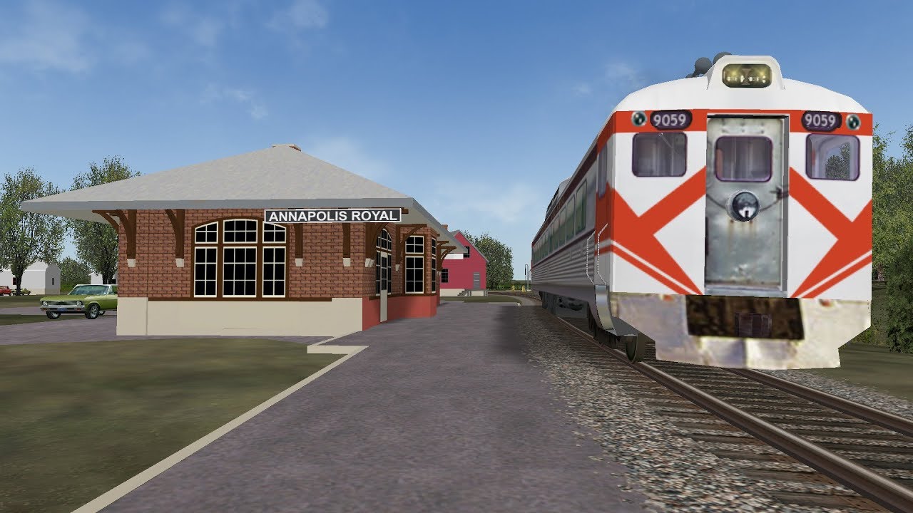 Open Rails - Dominion Atlantic v2 (Bedford - Annapolis Royal) - YouTube