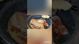 Delicious egg pizza for breakfast or dinner ، بيتزا البيض