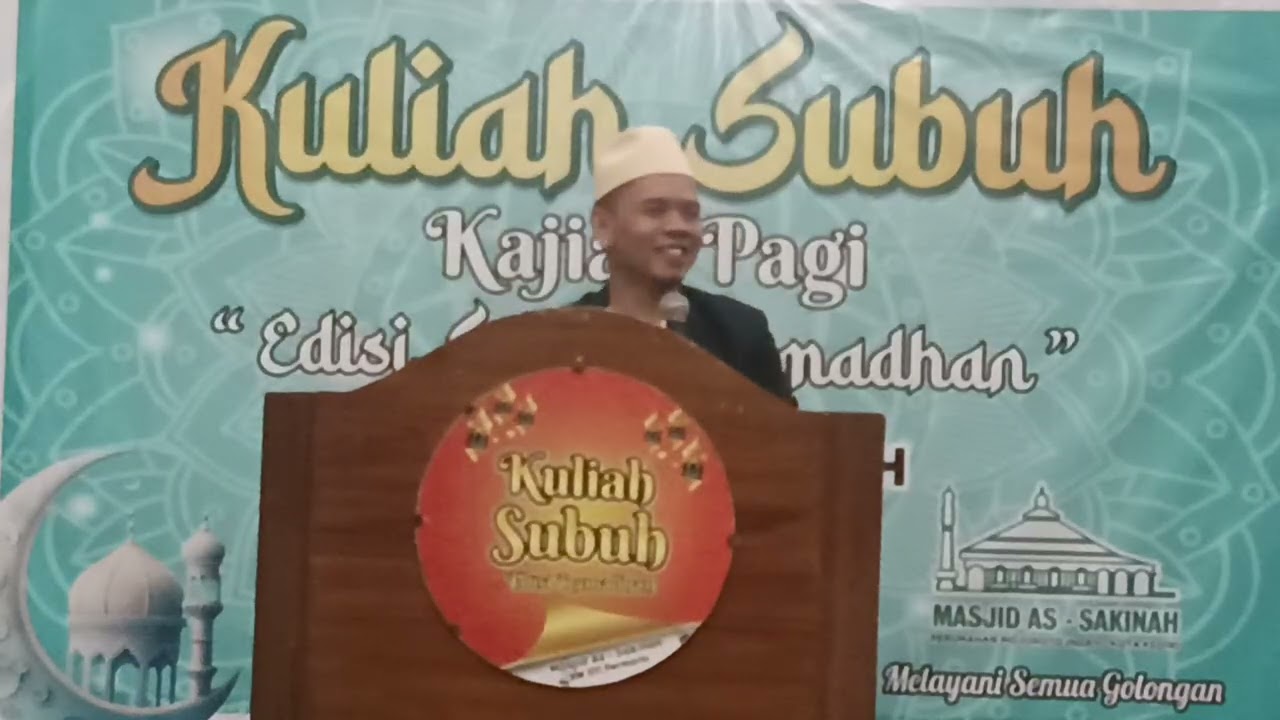 Kuliah Subuh Ramadhan 1447 H bersama Ustd Munjiyat,M.Pd.I Senin, 02 Maret 2026 di Masjid As Sakinah 