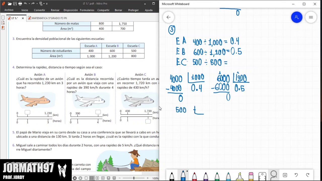 Matemática 5°Grado Practica lo Aprendido 1.8 U6; 2.4 U7 y 1.9 U8