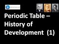 Understanding the Periodic Table: Historical Developments